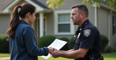 Nakaz opuszczenia mieszkania wobec sprawcy przemocy w Ostrzeszowie